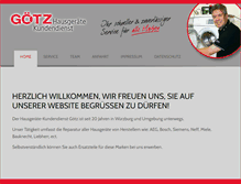 Tablet Screenshot of hkd-goetz.de